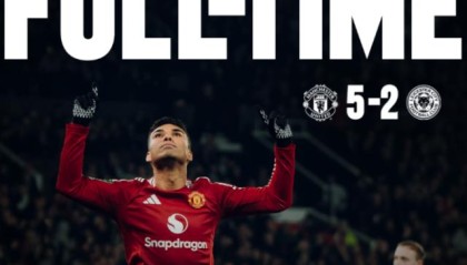 mksport-【联赛杯】曼联5比2莱斯特城，卡塞米罗B费各两球